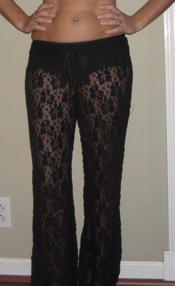 black cover up pants