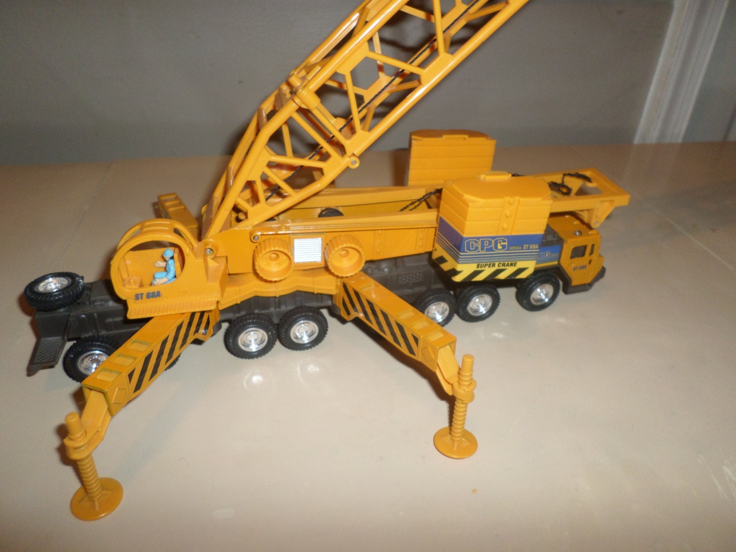 old toy crane