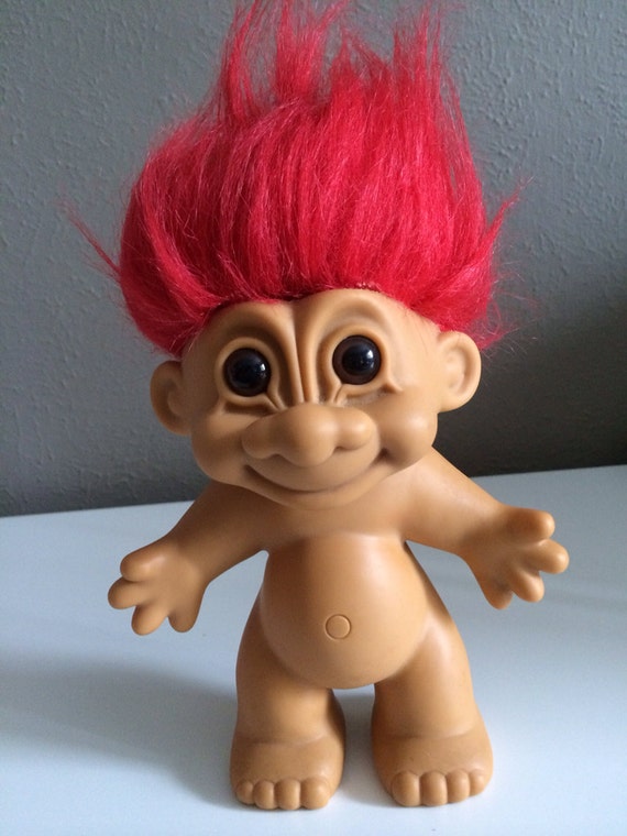 Troll With Red Hair: Red Hair Extra Large Troll Doll By Russ.