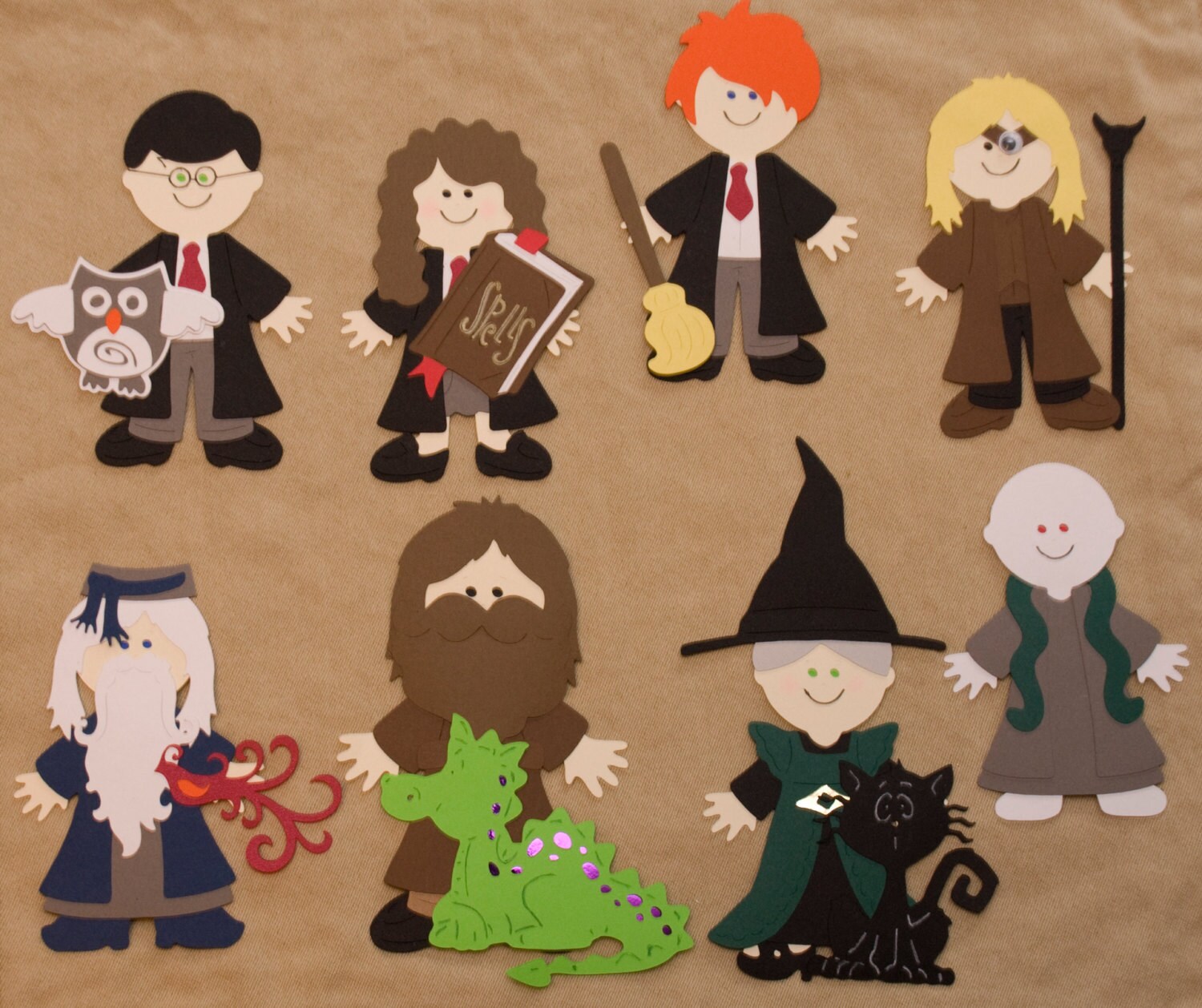 Harry Potter Inspired Paper Doll Die Cuts
