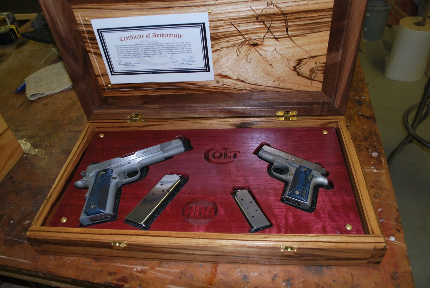 pistol presentation box