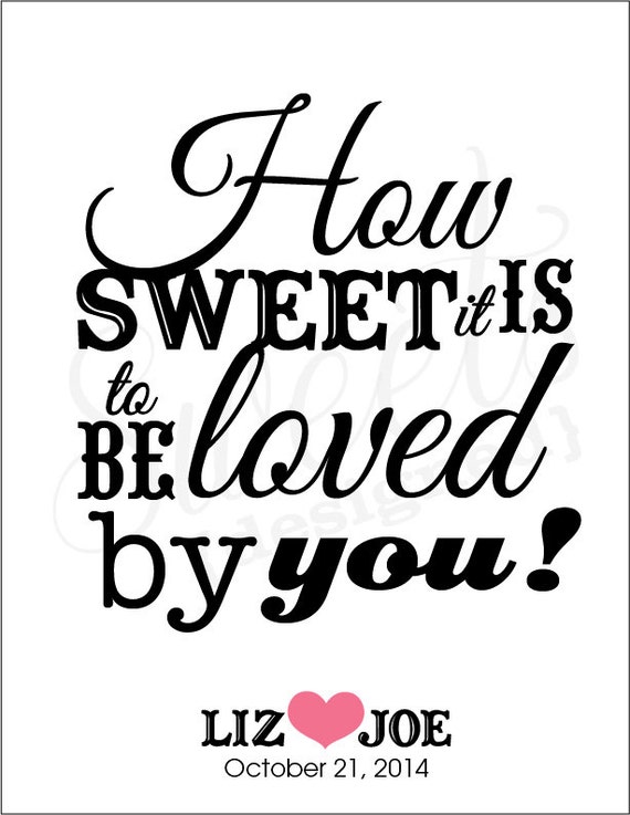 How Sweet It is... Custom Sweets Bar Sign-Printable PDF