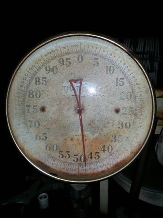 Antique Chatillon Floor Scale Model 1370 Grain Scale