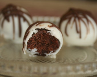 Chocolate Cake Bites, Gourmet Chocolate Cake Balls, Old-Fashioned Dessert