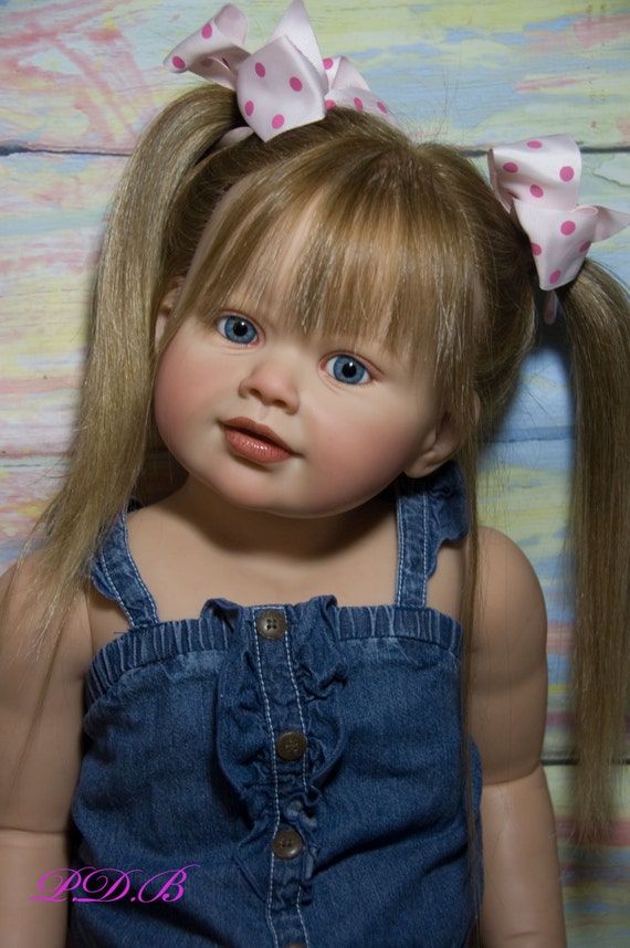 CUSTOM ORDER Reborn Toddler Doll Baby Child Size Girl Perla