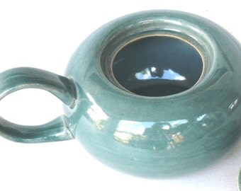 Sugar Bowl - Seafoam - Russel Wright - American Modern - by Steubenville - Vintage