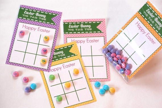 Printable Easter Tic Tac Toe INSTANT DOWNLOAD Easter party