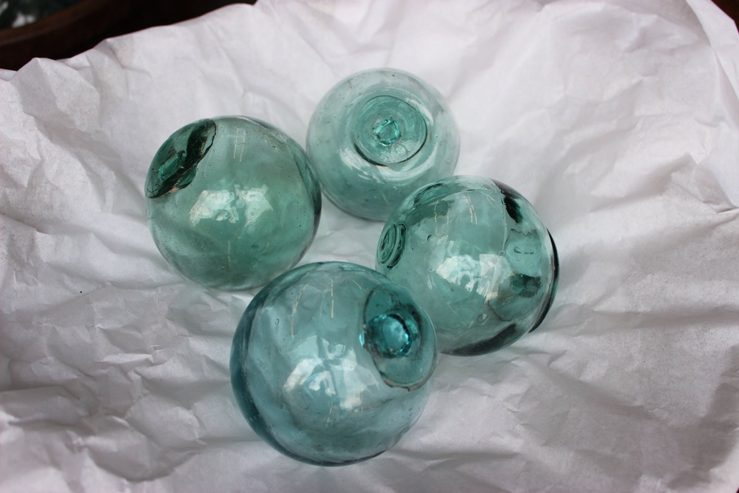 100 Handblown Vintage Glass Fishing Floats 3