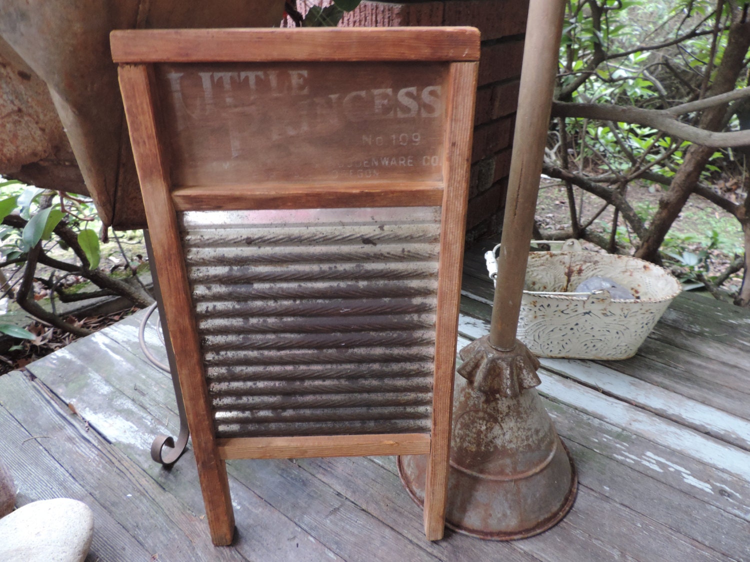 Vintage Little Princess Washboard Antique Laundry Washboard