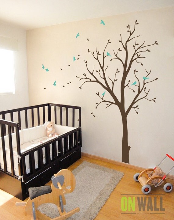 Baby Nursery Wall Decals Vinyl Tree Wall Decal Tree Wall