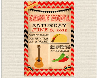 Fiesta party invite | Etsy