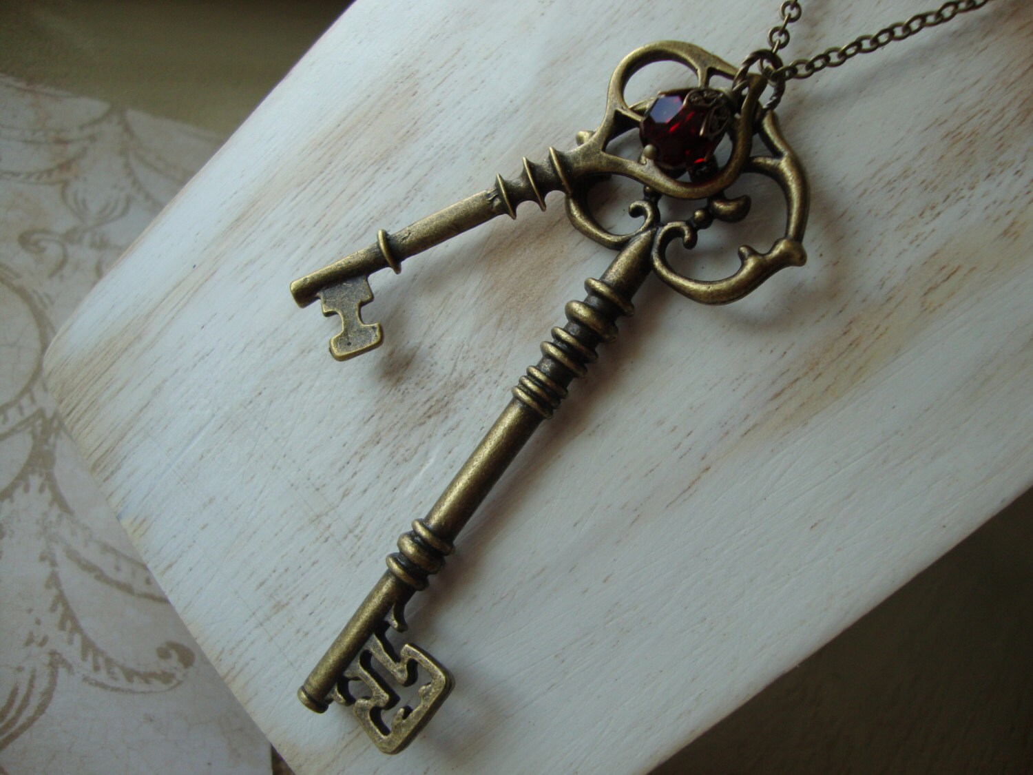 The Keys of Hades Percy Jackson Inspired Underworld Necklace