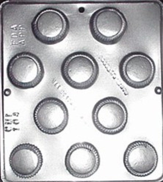 Medium Peanut Butter Cup Candy Mold for Chocolate Candy Making