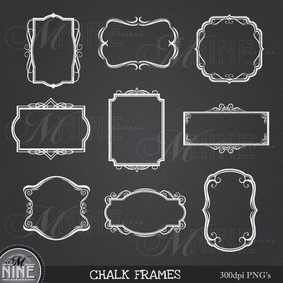 chalkboard frames clipart free - photo #7