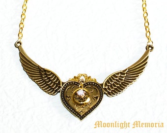 Sailor Moon Necklace - Inspired by Sailor Moon Crisis Moon Compact ...