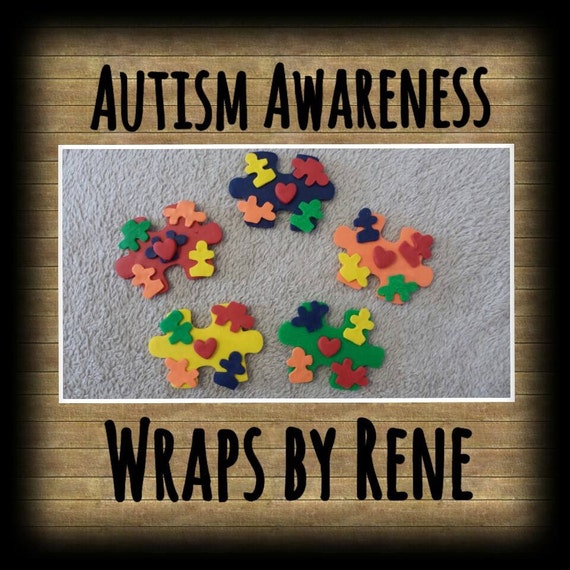 Autism Awareness/ Puzzle Piece Brooch/ Pins