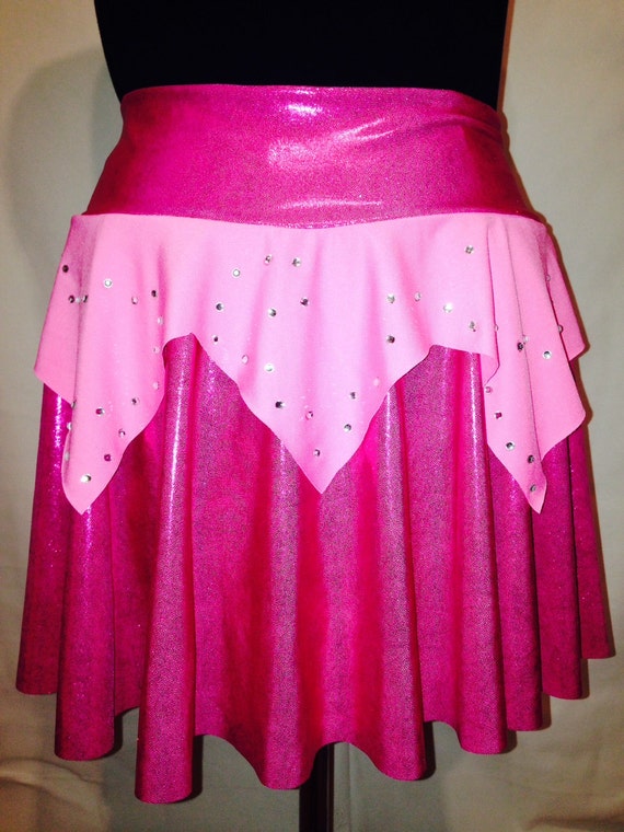 Items similar to Sleeping Beauty Aurora Pink Running Skirt w ...