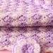 CROCHET BABY BLANKET, Lilac Lily Baby Blanket For Girls, Baby Shower Gift, Lovely Baby Girl Blanket Hand Crochet For Sale, Lyubava Crochet