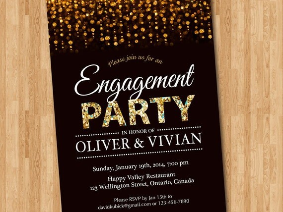 Engagement Dinner Invitations 1