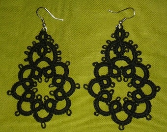 Handmade Tatting Earrings