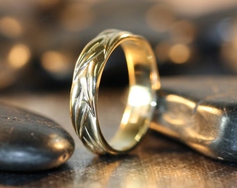 Unique wedding rings for him and her wife