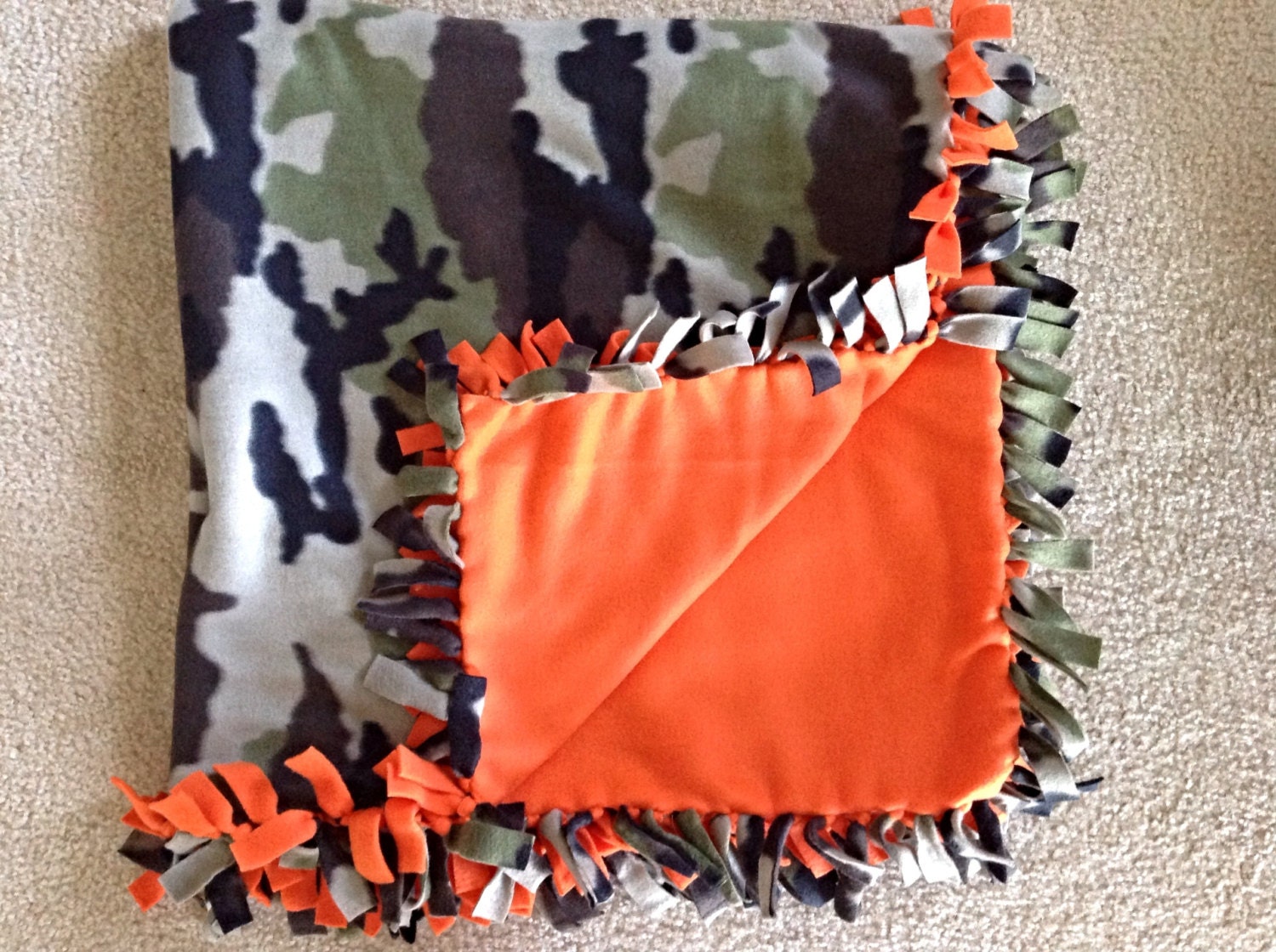 Camouflage Fleece Blanket