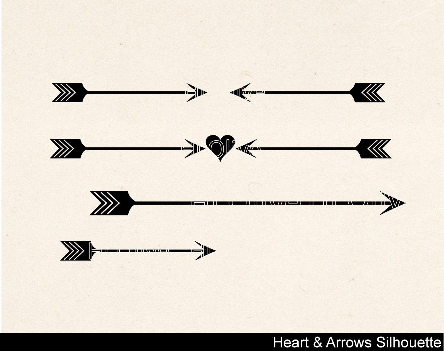 Download SVG heart and arrow silhouette clip art valentines day clip