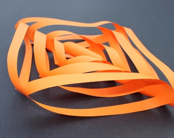 Halloween Paper Decoration, Party Decoration, Pumpkin Orange, Halloween Garland