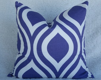 Purple pillow cover 16x16, Emily pillow cover, zipper closure pillow cover, purple throw pillow cover, toss pillow cover