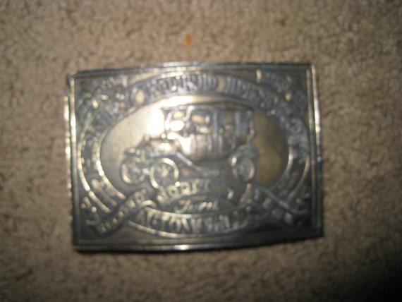 Items similar to Chicago Lewis Belt Buckle Lewis Henry Ford Automobiles on Etsy