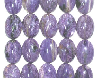 Charoite Cabochon, Charoite Cabochons 13x18 mm Calibrated Size Cabs, Thickness 5-6mm Best quality, Designer Cabochon, Handmade Cabochon
