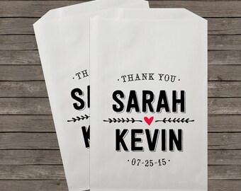 Wedding Favor Bags, Candy Buffet Bags, Candy Bar Bags, Favor Bags, Personalized Wedding Favor Bags, Treat Bags, Custom Favor Bags, Kraft 089