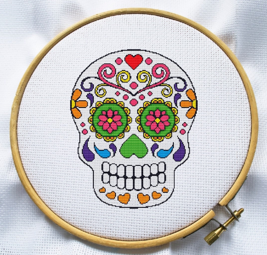 Cross Stitch Patterns Skull