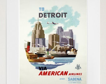 Detroit Wall Art detroit | etsy Detroit Wall Art detroit | etsy