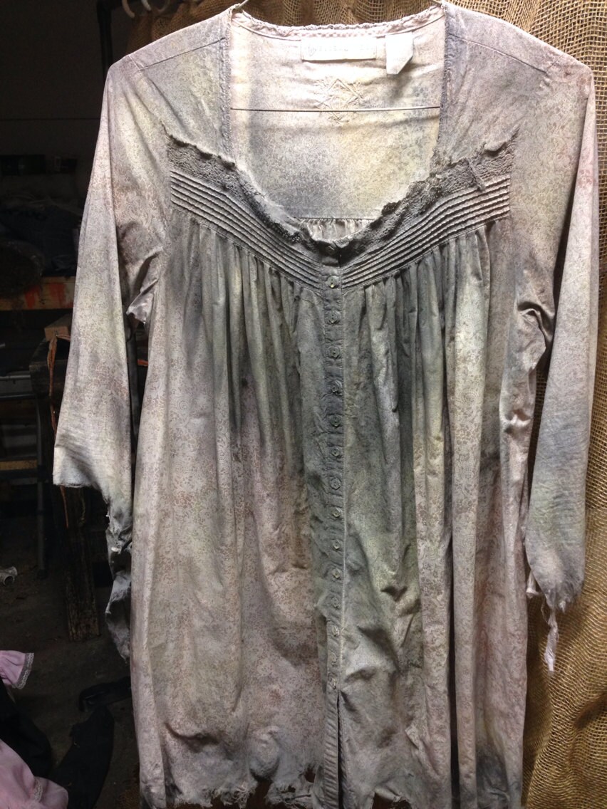 Zombie nightgown Halloween haunted house pro detailed costume