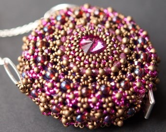 TUTORIAL Baroque Tape Measure Surround Beadweaving Tutorial