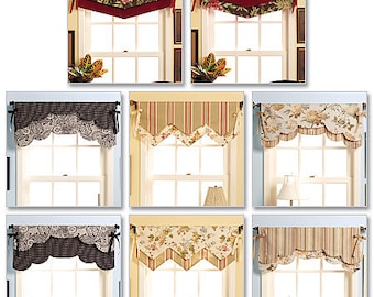 Butterick Sewing Pattern B5369 Fast and Easy Reversible Valances