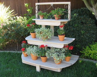 French Inspired 3 Tiered Plant Stand