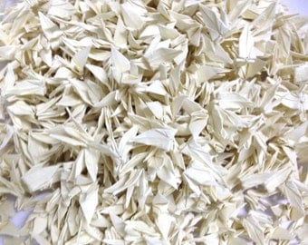1000 Origami paper cranes 1.5" Ivory Handmade folded Origami paper Crane Christmas Wedding Decoration