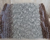 Hand knit cowl Twotone cowl Colorblock cowl Blue and tan Light blue Boucle yarn Scarves for womem Unique knits Soft cowl Lightweight cowl Hand knit cowl Twotone cowl Colorblock cowl Blue and tan Light blue Boucle yarn Scarves for womem Unique knits Soft cowl Lightweight cowl
