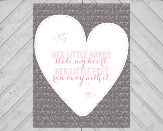 items similar to printable baby girl nursery quotes print pink and