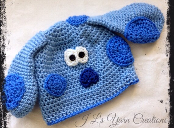 Hand Crocheted Blues Clues Hat
