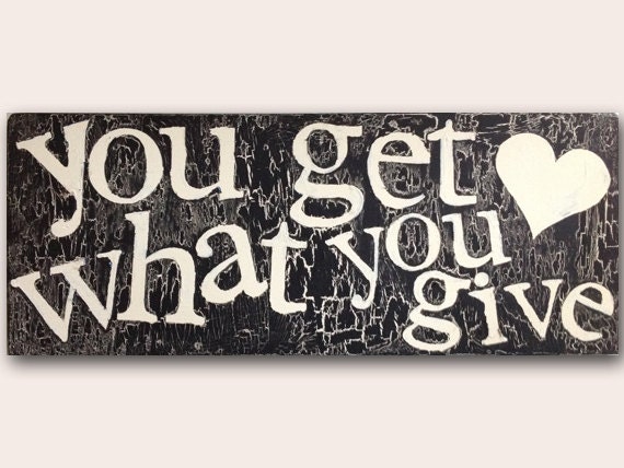 Give my what you like. You get what you give.