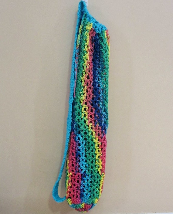 Cotton Crochet Yoga Mat Bag