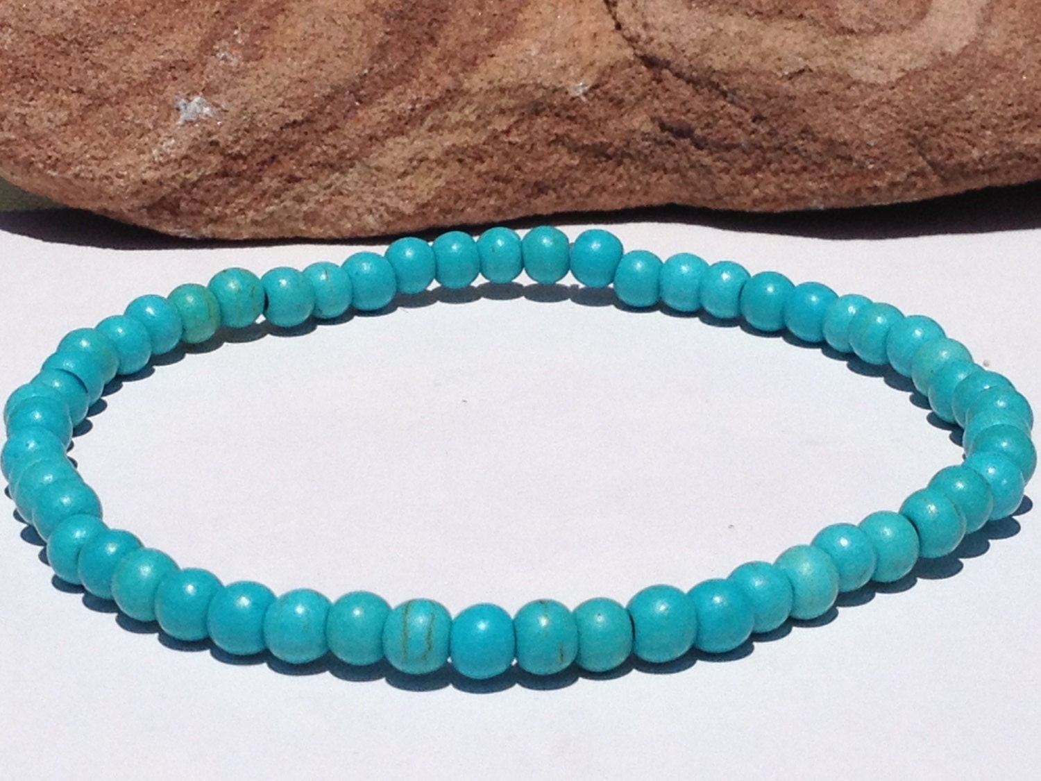 FREE SHIPPINGMens BraceletMen's Turquoise Bracelet by MbraceMen