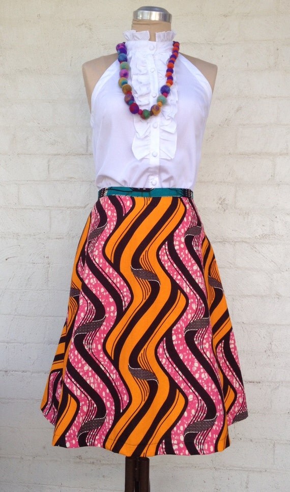 flares for wax sale wax fabric, print skirt, African line A SALE M,ladies ON block Dutch