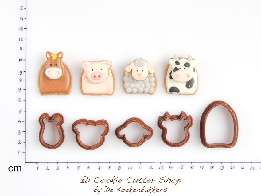 Farm Animals Cookie Cutter Set mini