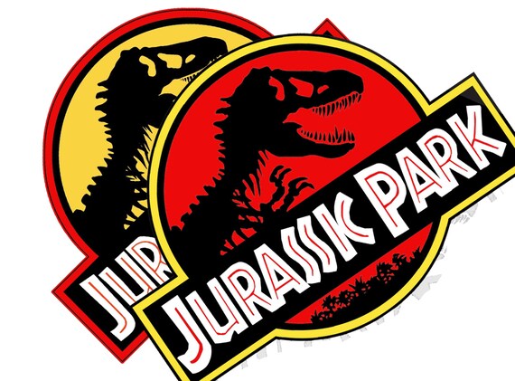Jurassic park sticker jeep #1