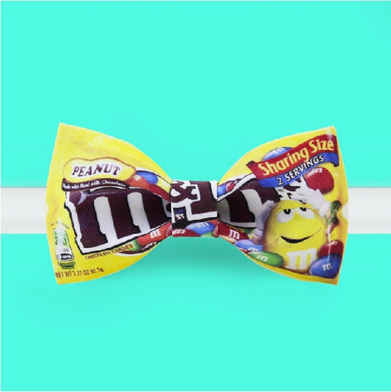 MMs Bow tie Chocolate bow tie Candy Bowtie Adjustable