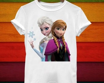 Frozen Anna And Elsa T shirt, Frozen T Shirt, Disney Tshirt, Women T ...